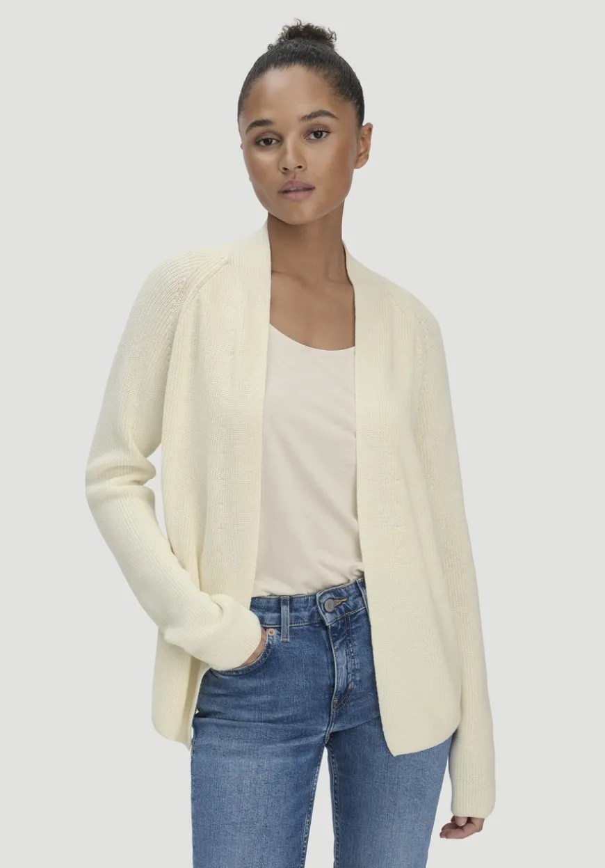 hessnatur Strick Jacke Regular aus reiner Bio-Baumwolle von|Damen Strickjacken
