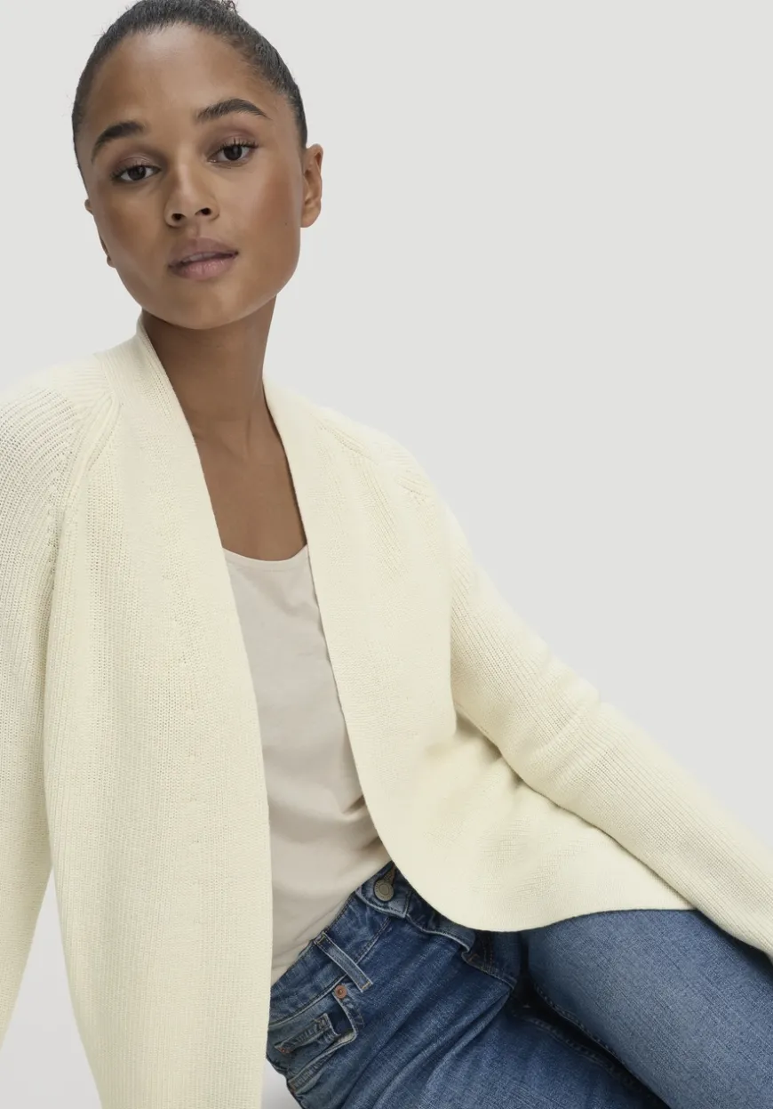 hessnatur Strick Jacke Regular aus reiner Bio-Baumwolle von|Damen Strickjacken