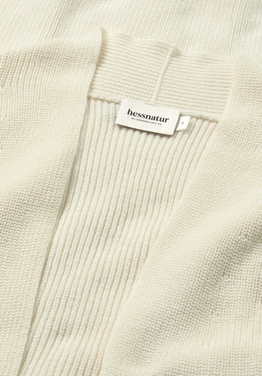 hessnatur Strick Jacke Regular aus reiner Bio-Baumwolle von|Damen Strickjacken
