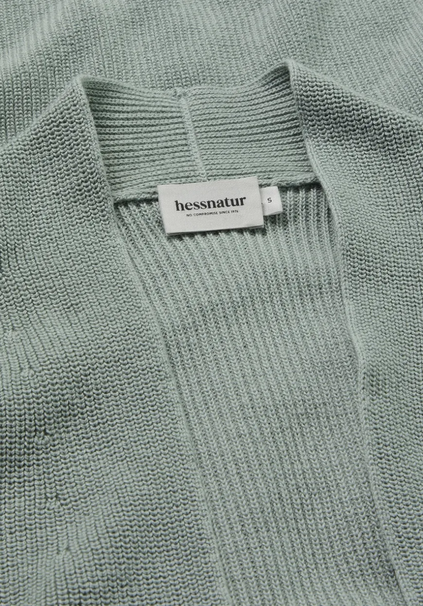 hessnatur Strick Jacke Regular aus reiner Bio-Baumwolle von|Damen Strickjacken