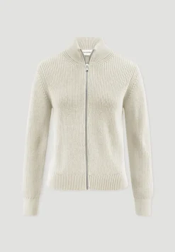 hessnatur Strick Jacke Regular aus reiner Bio-Baumwolle von|Damen Strickjacken|Strick