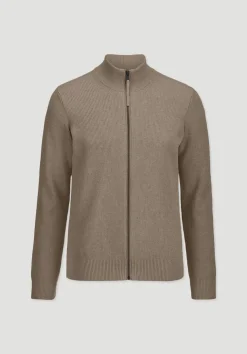 hessnatur Strick Jacke Regular aus reiner Bio-Baumwolle von|Herren Strickjacken