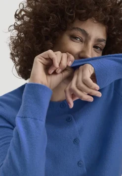 hessnatur Strick Jacke Regular BETTER RECYCLING aus reinem Cashmere von|Damen Strickjacken