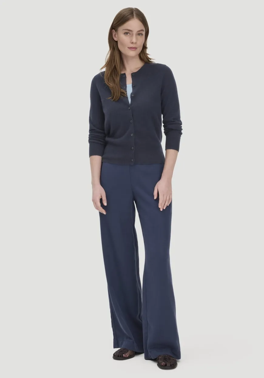 hessnatur Strick Jacke Regular BETTER RECYCLING aus reinem Cashmere von|Damen Strickjacken