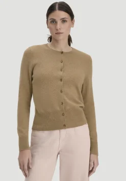 hessnatur Strick Jacke Regular BETTER RECYCLING aus reinem Cashmere von|Damen Strickjacken