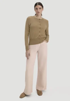 hessnatur Strick Jacke Regular BETTER RECYCLING aus reinem Cashmere von|Damen Strickjacken