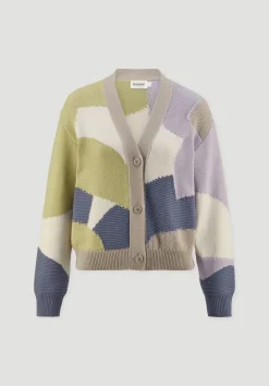 hessnatur Strick Jacke Relaxed aus reiner Bio-Baumwolle von|Damen Strickjacken
