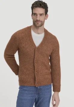 hessnatur Strick Jacke Relaxed aus Alpaka mit Bio-Baumwolle von|Herren Strickjacken