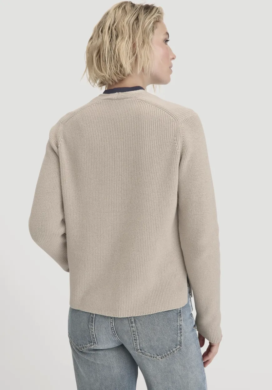 hessnatur Strick Jacke Relaxed aus reiner Bio-Baumwolle von|Damen Strickjacken|T-Shirts