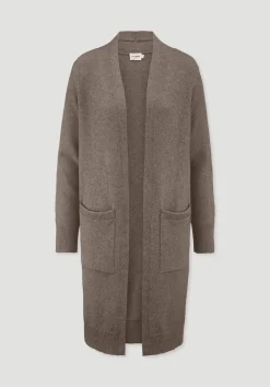 hessnatur Strick Jacke Relaxed aus Bio-Merinowolle mit Bio-Baumwolle von|Damen Strickjacken