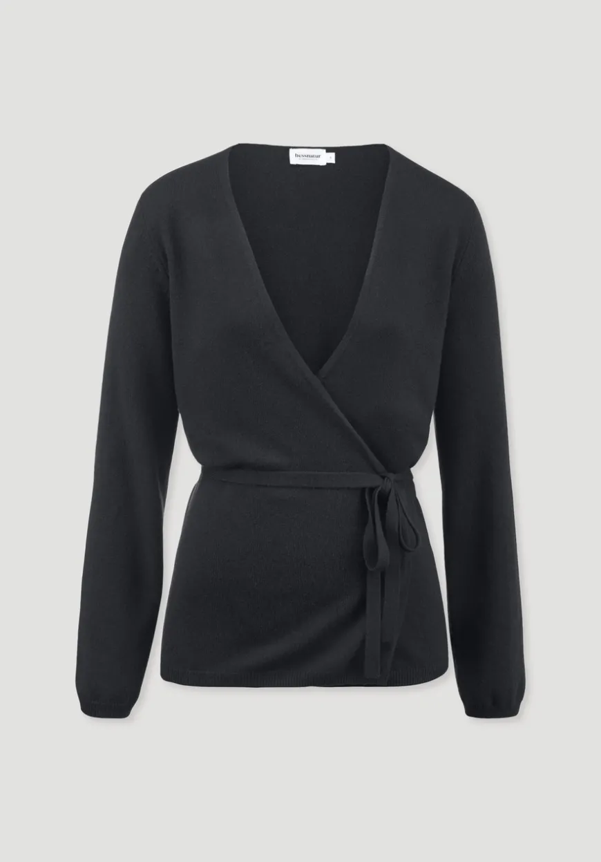 hessnatur Strick Jacke Relaxed aus Bio-Merinowolle mit Cashmere von|Damen Strickjacken