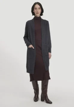 hessnatur Strick Jacke Relaxed aus Bio-Merinowolle mit Bio-Baumwolle von|Damen Strickjacken