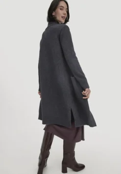 hessnatur Strick Jacke Relaxed aus Bio-Merinowolle mit Bio-Baumwolle von|Damen Strickjacken