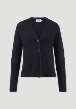 hessnatur Strick Jacke Relaxed aus reiner Bio-Baumwolle von|Damen Strickjacken|T-Shirts