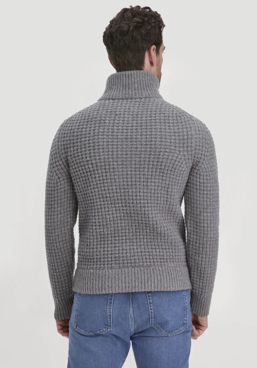 hessnatur Strick Jacke Relaxed BETTER RECYCLING aus reiner Bio-Merinowolle von|Herren Strickjacken