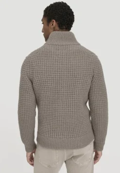 hessnatur Strick Jacke Relaxed BETTER RECYCLING aus reiner Bio-Merinowolle von|Herren Strickjacken