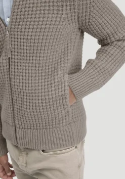 hessnatur Strick Jacke Relaxed BETTER RECYCLING aus reiner Bio-Merinowolle von|Herren Strickjacken