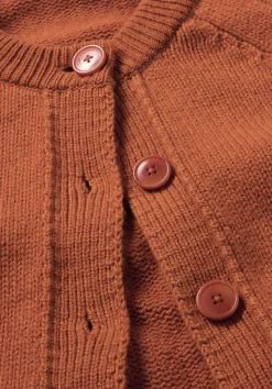 hessnatur Strick Jacke Relaxed Cropped aus Bio-Merinowolle mit Bio-Baumwolle von|Damen Strickjacken