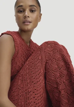 hessnatur Strick Kleid Midi aus reiner Bio-Baumwolle von|Damen Kleider & Röcke