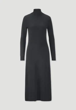 hessnatur Strick Kleid Regular aus Bio-Merinowolle mit Cashmere von|Damen Kleider & Röcke