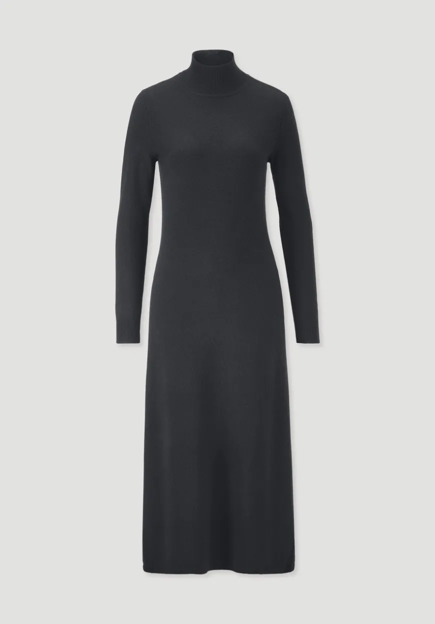 hessnatur Strick Kleid Regular aus Bio-Merinowolle mit Cashmere von|Damen Kleider & Röcke