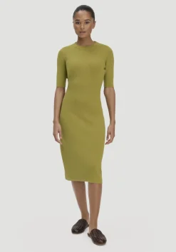 hessnatur Strick Kleid Regular aus Bio-Baumwolle und Wolle von|Damen Kleider & Röcke