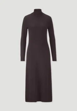 hessnatur Strick Kleid Regular aus Bio-Merinowolle mit Cashmere von|Damen Kleider & Röcke