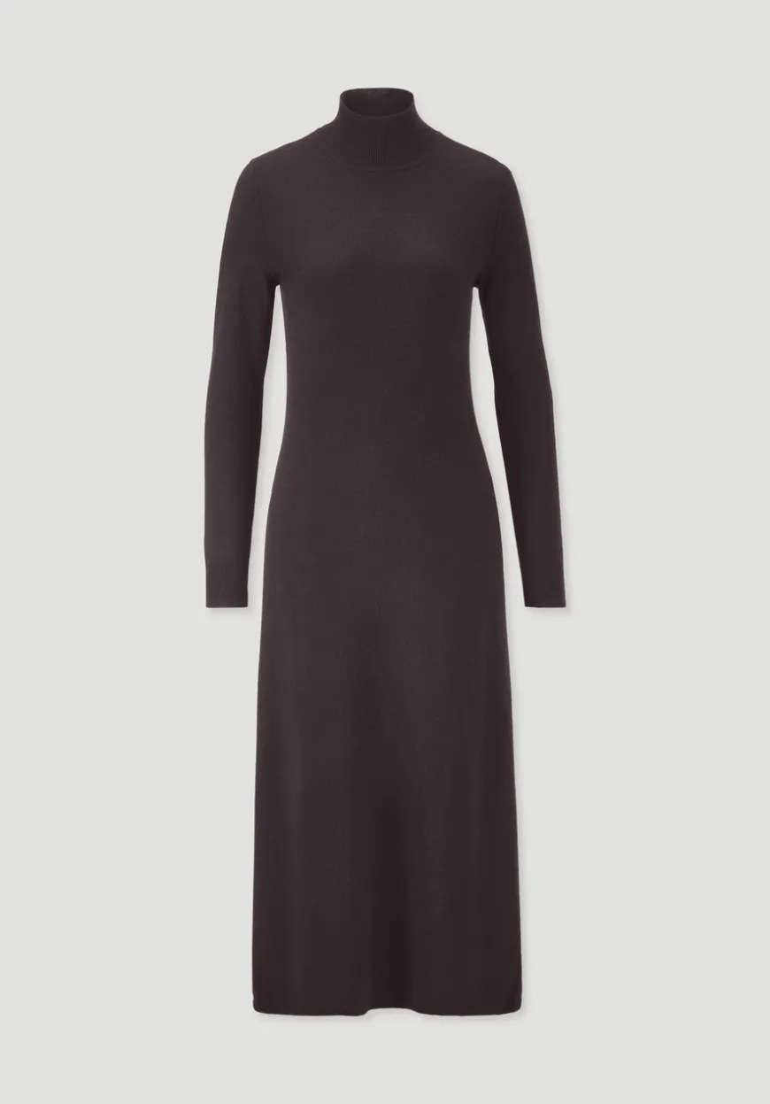hessnatur Strick Kleid Regular aus Bio-Merinowolle mit Cashmere von|Damen Kleider & Röcke