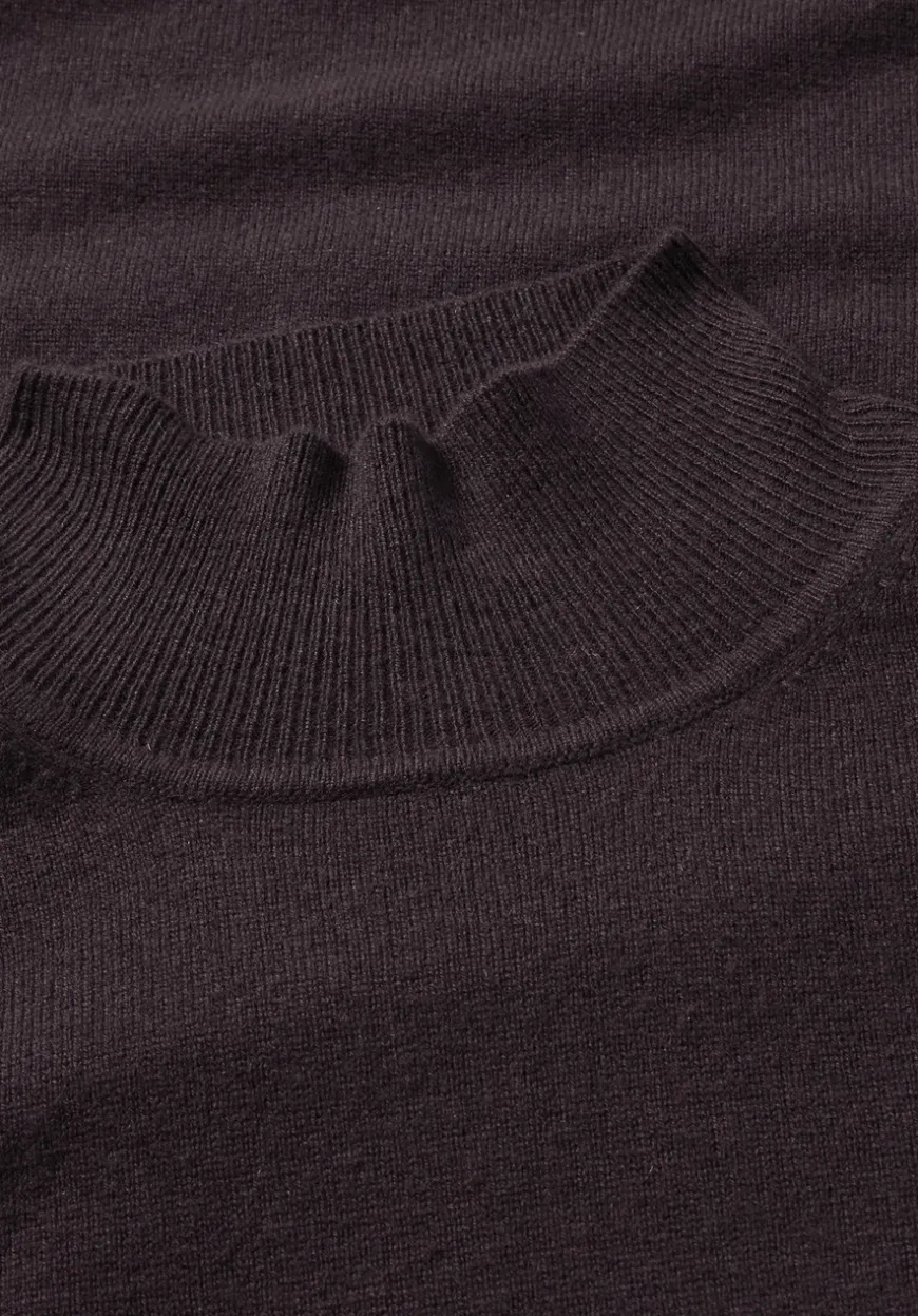 hessnatur Strick Kleid Regular aus Bio-Merinowolle mit Cashmere von|Damen Kleider & Röcke
