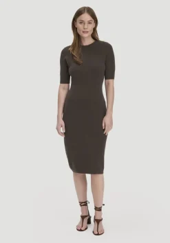 hessnatur Strick Kleid Regular aus Bio-Baumwolle und Wolle von|Damen Kleider & Röcke