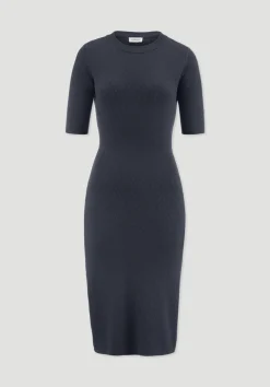 hessnatur Strick Kleid Regular aus Bio-Baumwolle und Wolle von|Damen Kleider & Röcke