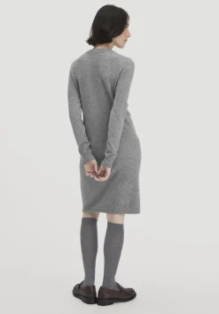 hessnatur Strick Kleid Regular aus Bio-Merinowolle mit Cashmere von|Damen Kleider & Röcke
