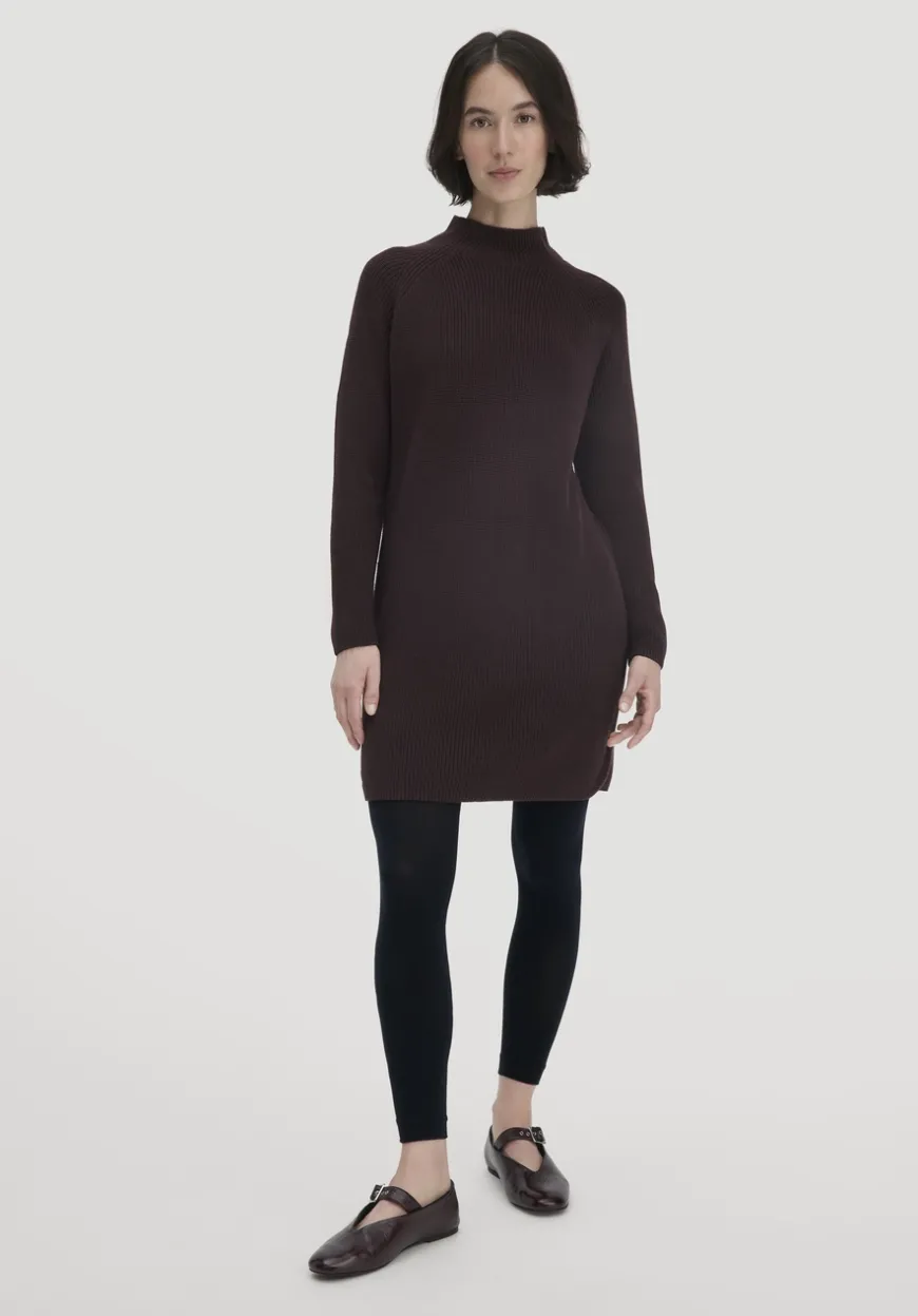 hessnatur Strick Kleid Regular aus reiner Bio-Baumwolle von|Damen Kleider & Röcke|T-Shirts