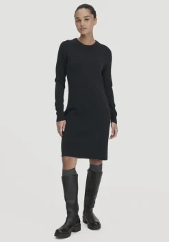 hessnatur Strick Kleid Regular aus Bio-Merinowolle mit Cashmere von|Damen Kleider & Röcke