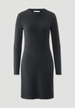hessnatur Strick Kleid Regular aus Bio-Merinowolle mit Cashmere von|Damen Kleider & Röcke