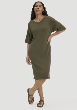 hessnatur Strick Kleid Relaxed aus Leinen mit Bio-Baumwolle und LENZING™ ECOVERO™ von|Damen Kleider & Röcke