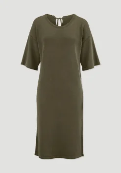 hessnatur Strick Kleid Relaxed aus Leinen mit Bio-Baumwolle und LENZING™ ECOVERO™ von|Damen Kleider & Röcke