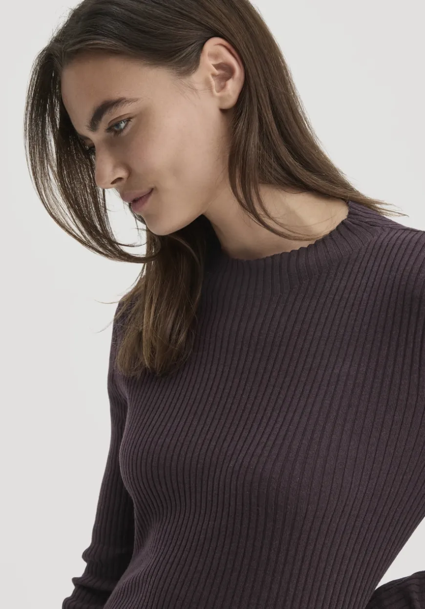 hessnatur Strick Pullover Fitted aus TENCEL™ Lyocell mit Bio-Baumwolle von|Damen Pullover|T-Shirts