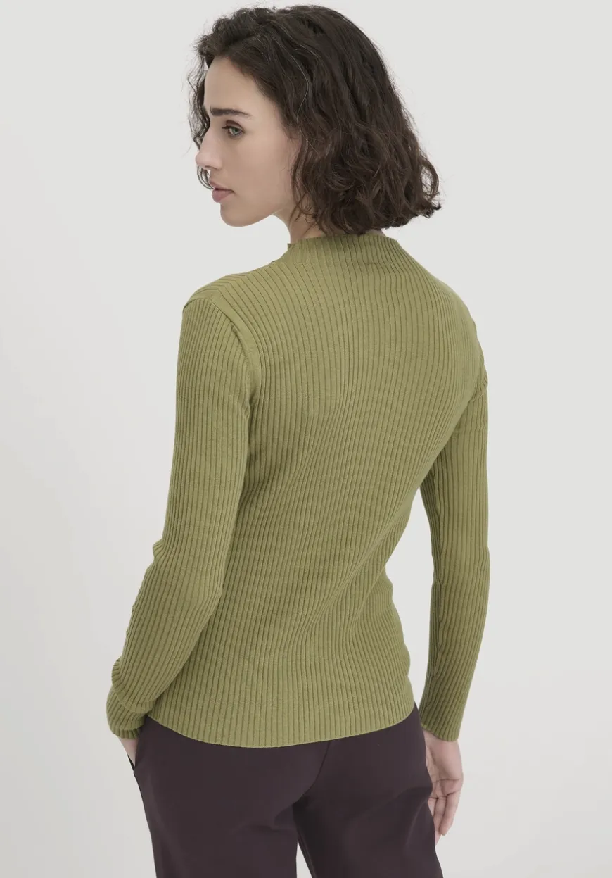 hessnatur Strick Pullover Fitted aus TENCEL™ Lyocell mit Bio-Baumwolle von|Damen Pullover|T-Shirts