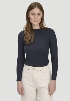 hessnatur Strick Pullover Fitted aus TENCEL™ Lyocell mit Bio-Baumwolle von|Damen Pullover|Strick