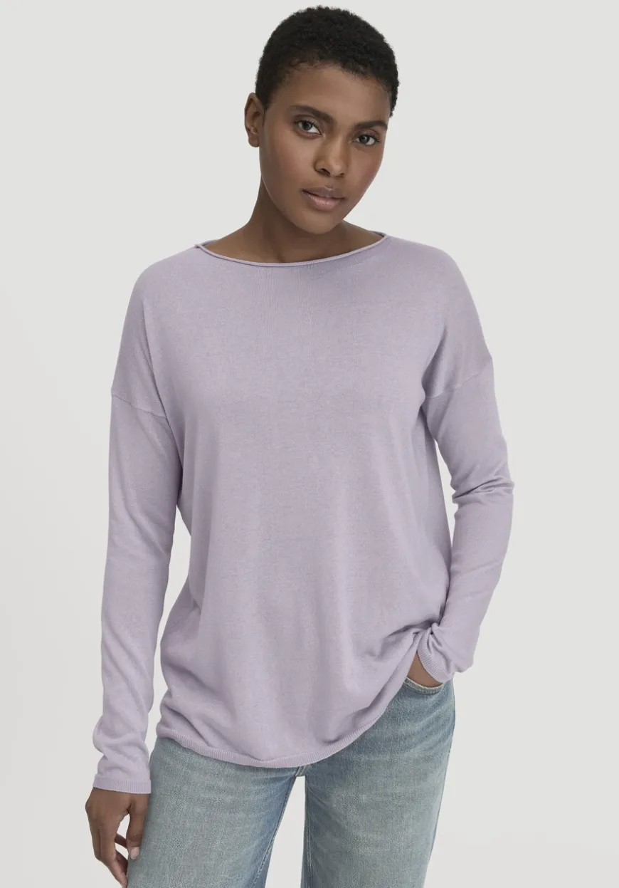 hessnatur Strick Pullover Oversize aus TENCEL™ Lyocell mit Bio-Baumwolle von|Damen Pullover|T-Shirts