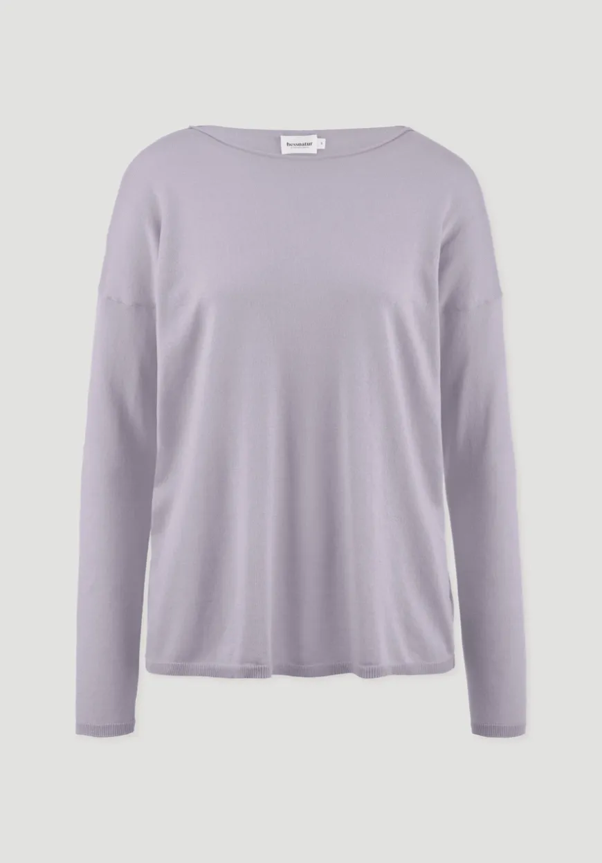 hessnatur Strick Pullover Oversize aus TENCEL™ Lyocell mit Bio-Baumwolle von|Damen Pullover|T-Shirts