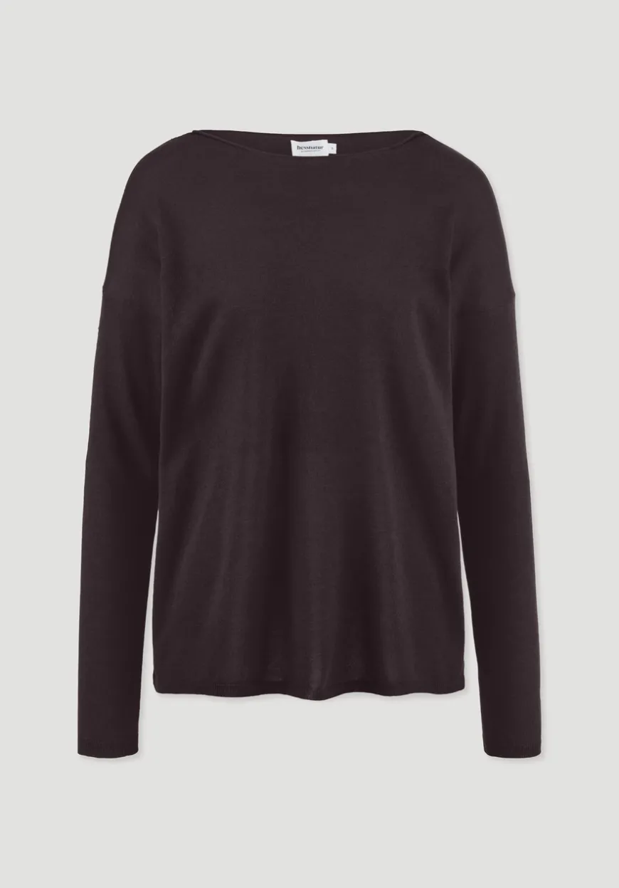 hessnatur Strick Pullover Oversize aus TENCEL™ Lyocell mit Bio-Baumwolle von|Damen Pullover|T-Shirts