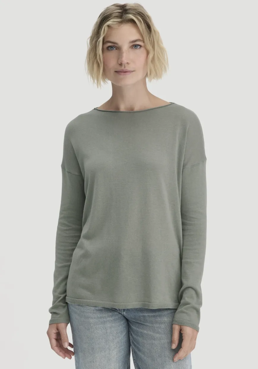 hessnatur Strick Pullover Oversize aus TENCEL™ Lyocell mit Bio-Baumwolle von|Damen Pullover|T-Shirts