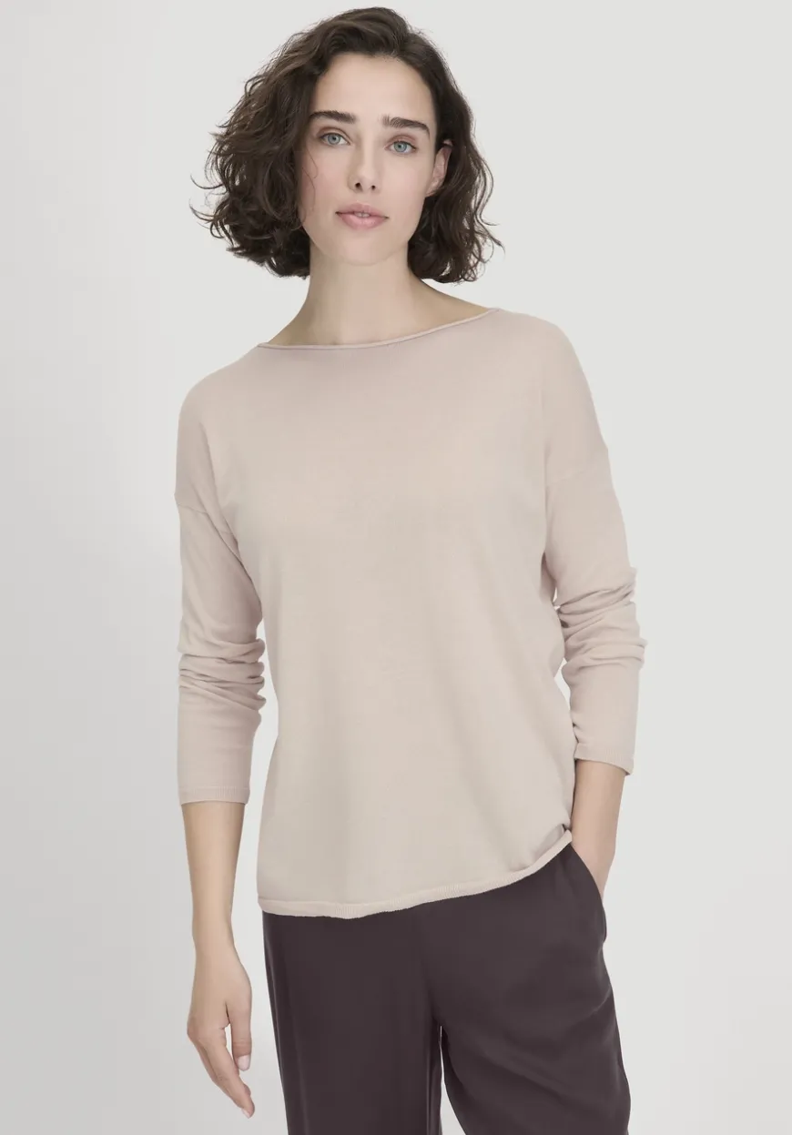 hessnatur Strick Pullover Oversize aus TENCEL™ Lyocell mit Bio-Baumwolle von|Damen Pullover|T-Shirts