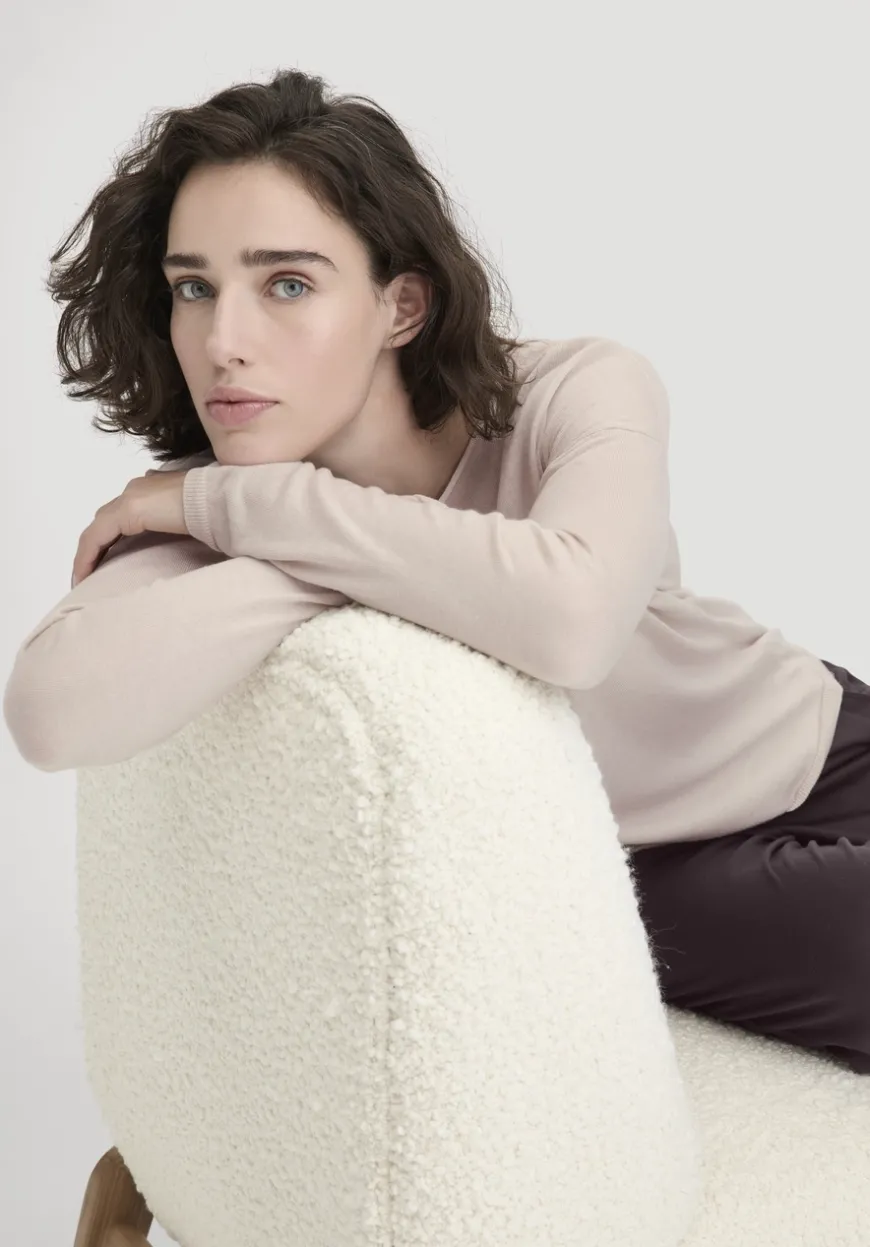 hessnatur Strick Pullover Oversize aus TENCEL™ Lyocell mit Bio-Baumwolle von|Damen Pullover|T-Shirts