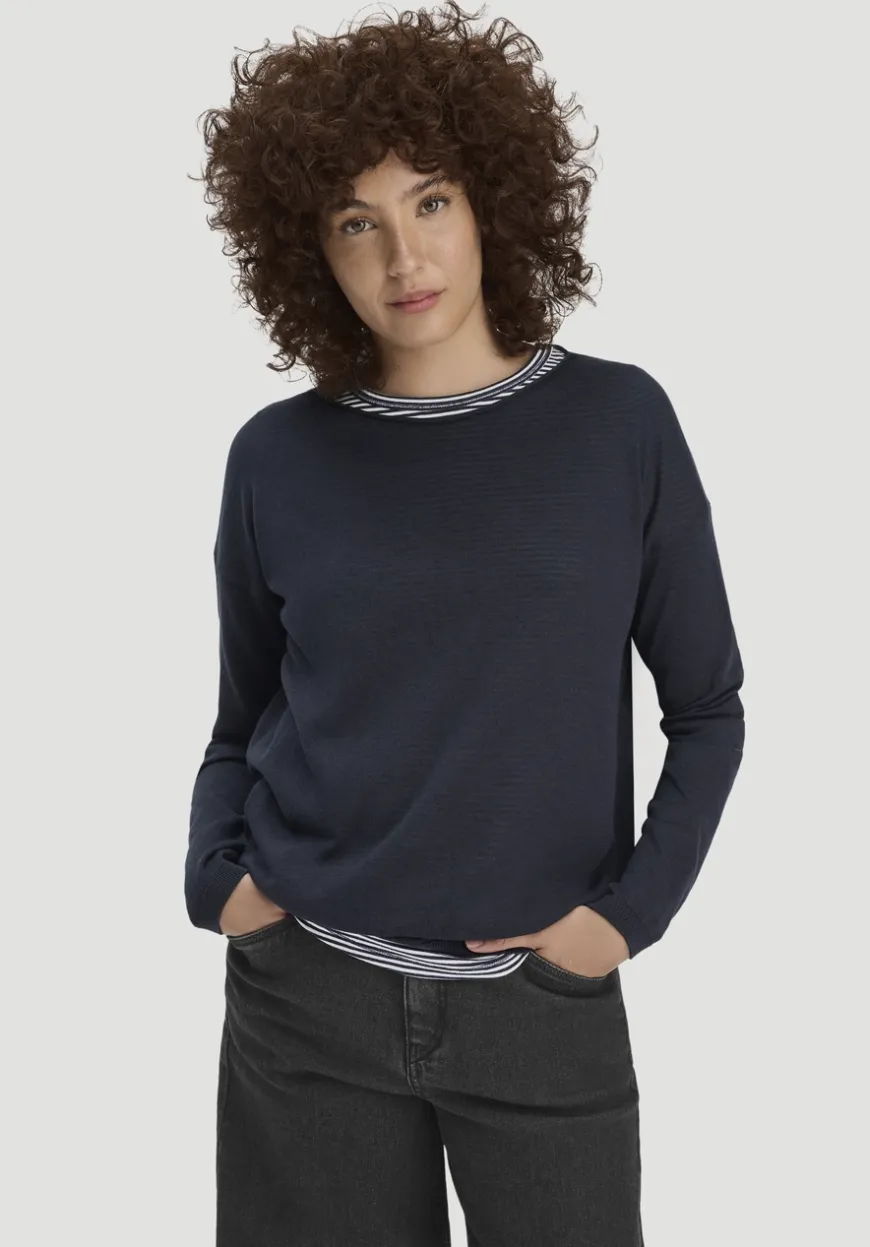 hessnatur Strick Pullover Oversize aus TENCEL™ Lyocell mit Bio-Baumwolle von|Damen Pullover