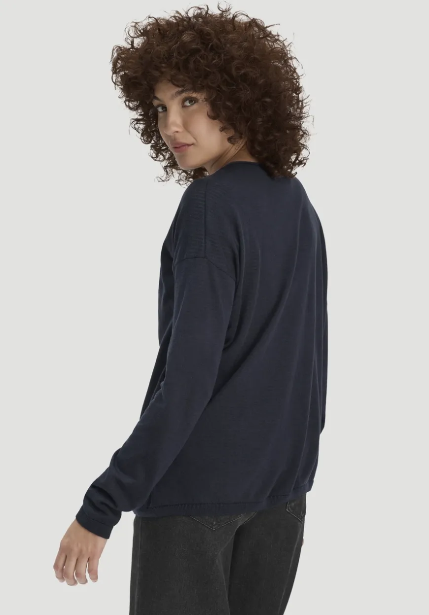 hessnatur Strick Pullover Oversize aus TENCEL™ Lyocell mit Bio-Baumwolle von|Damen Pullover
