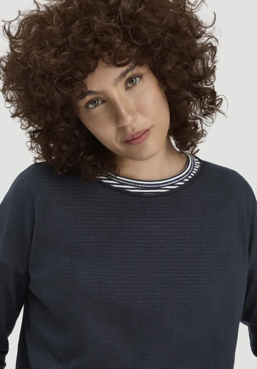 hessnatur Strick Pullover Oversize aus TENCEL™ Lyocell mit Bio-Baumwolle von|Damen Pullover
