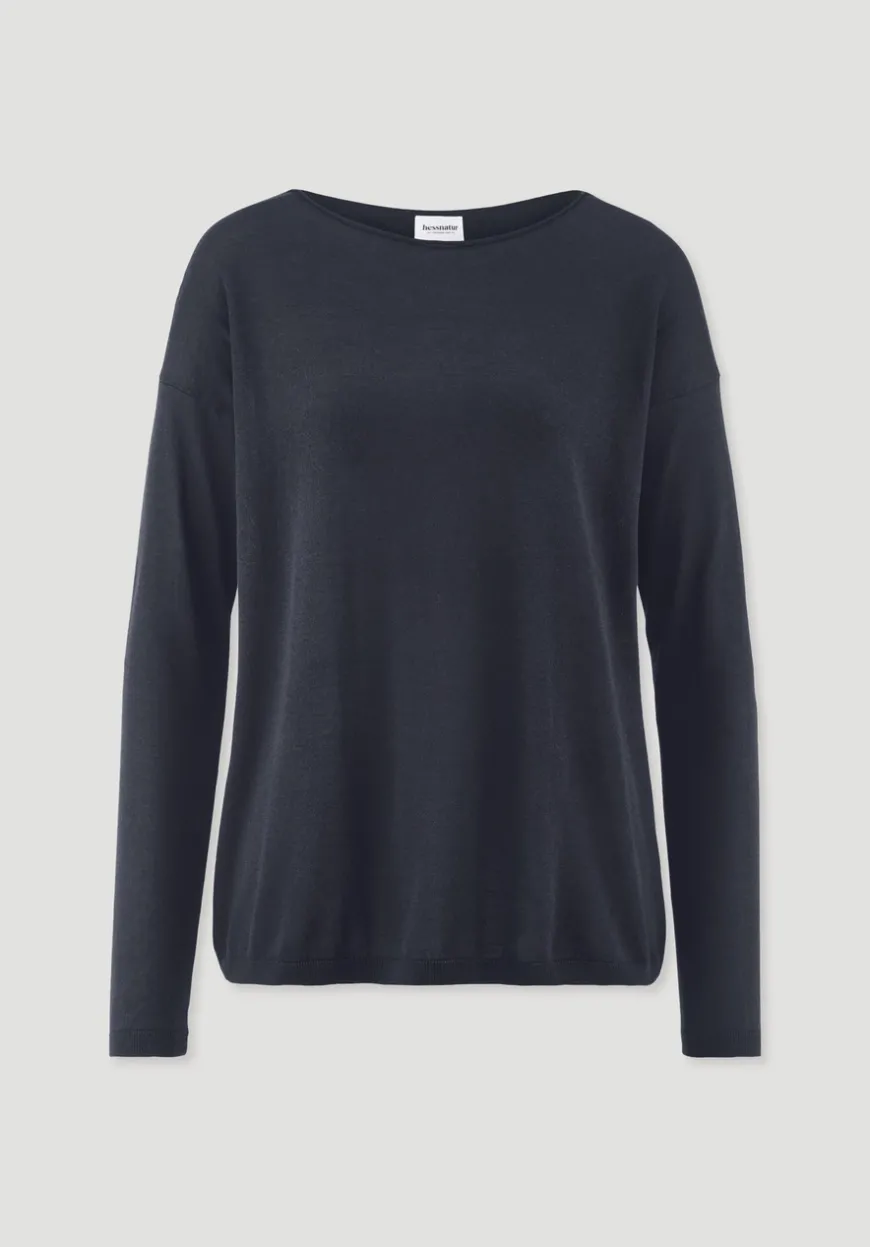 hessnatur Strick Pullover Oversize aus TENCEL™ Lyocell mit Bio-Baumwolle von|Damen Pullover